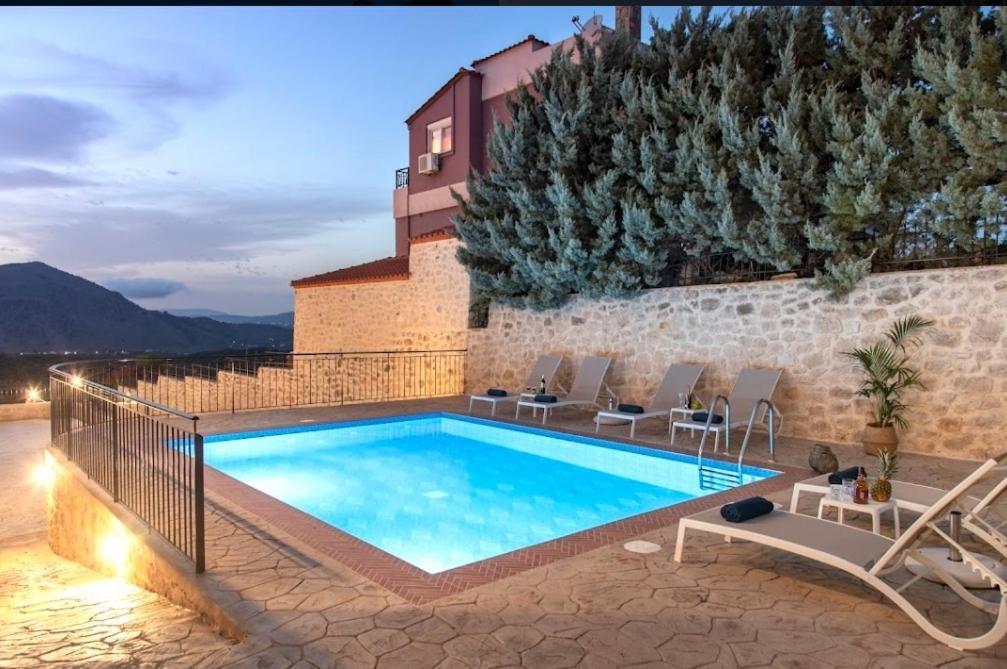Villa Kermes Heated Pool Κουρνάς Εξωτερικό φωτογραφία